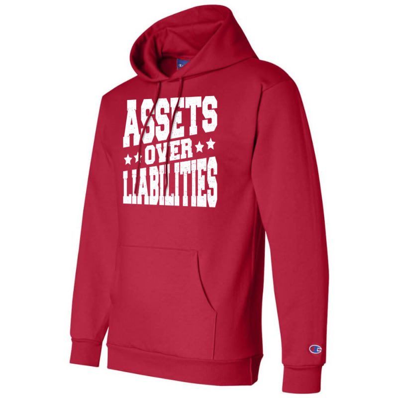 Assets Over Liabilities Hipster Champion Hoodie by hutormbuyie6 | Artistshot