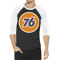 Union 76 Vintage Oil Station Racing 3/4 Sleeve Shirt | Artistshot