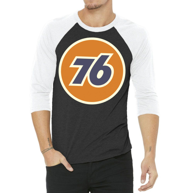 Union 76 Vintage Oil Station Racing 3/4 Sleeve Shirt | Artistshot