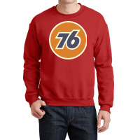 Union 76 Vintage Oil Station Racing Crewneck Sweatshirt | Artistshot