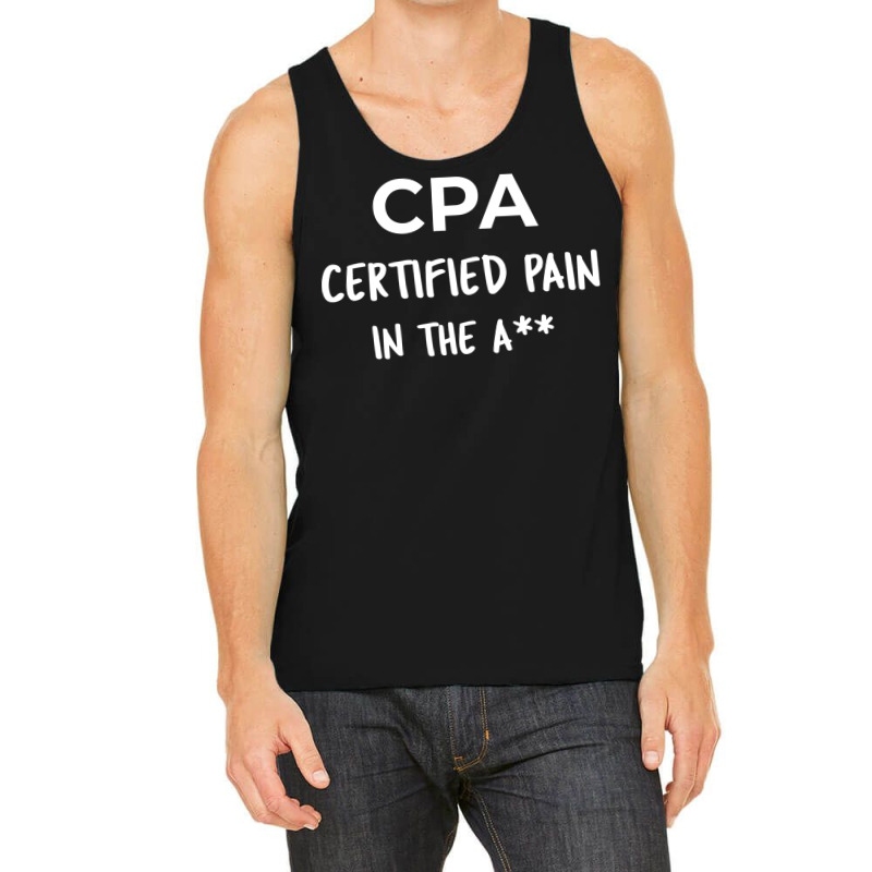 Funny Cpa Design Gift Tank Top | Artistshot