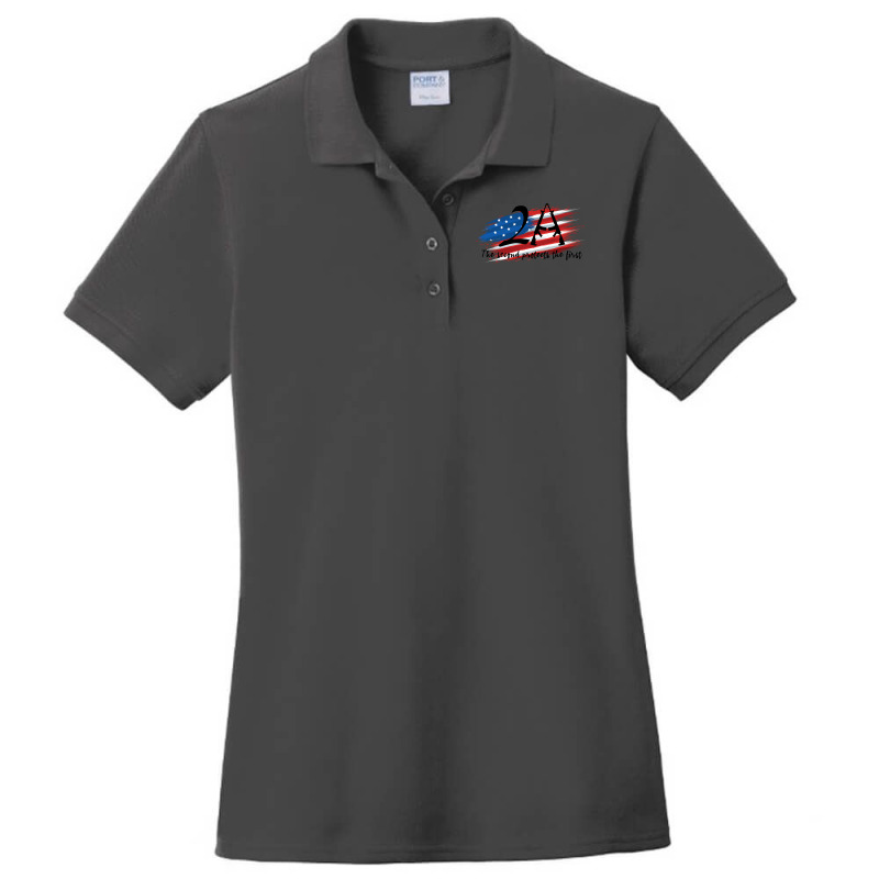 The Second Protects The First Travel Ladies Polo Shirt by zehuamemed | Artistshot