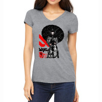 Cyberpunk Geisha Futurist Urban Style Women's V-neck T-shirt | Artistshot