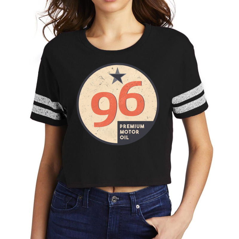 Vintage 96 Gas Station Scorecard Crop Tee by rocioovatnan2 | Artistshot