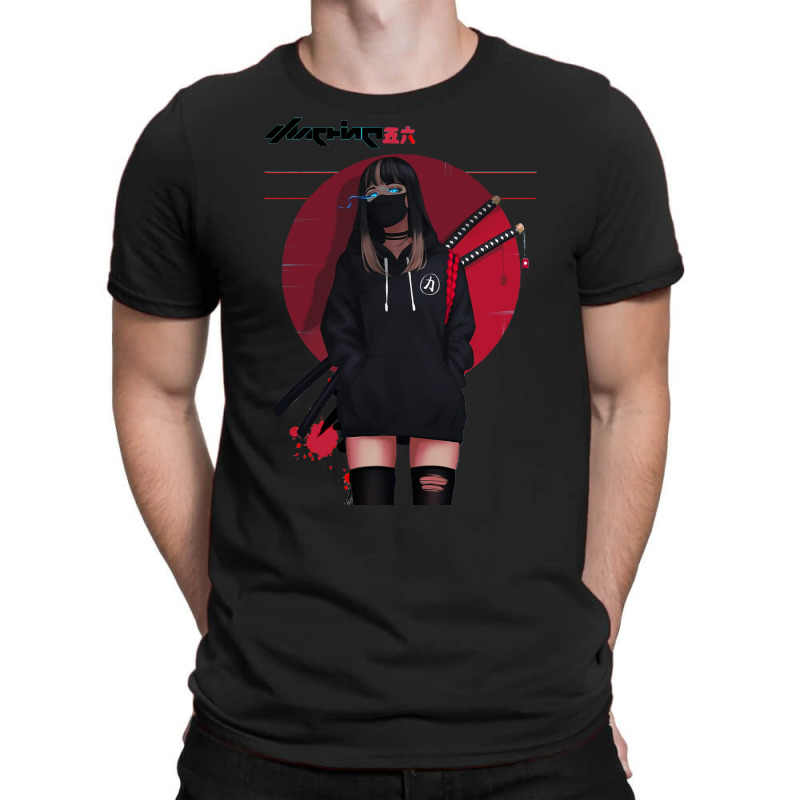 Urban Japanese Cyberpunk Girl Vaporwave Style T-shirt | Artistshot