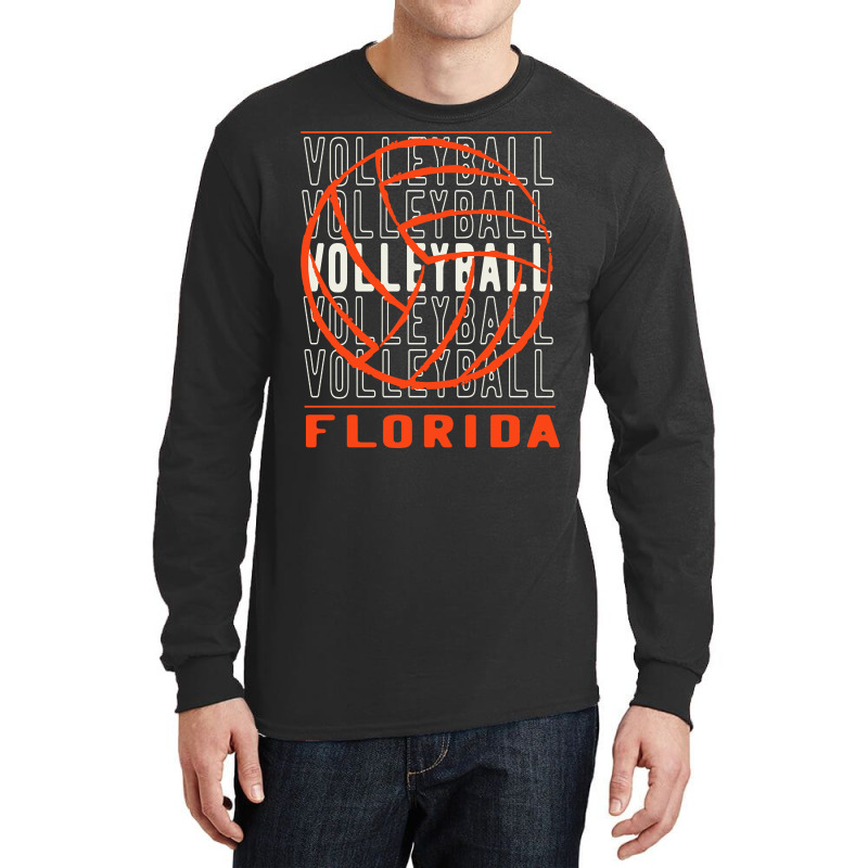 Artistshort Trending Volleyball Florida Long Sleeve Shirts by poppyallen | Artistshot