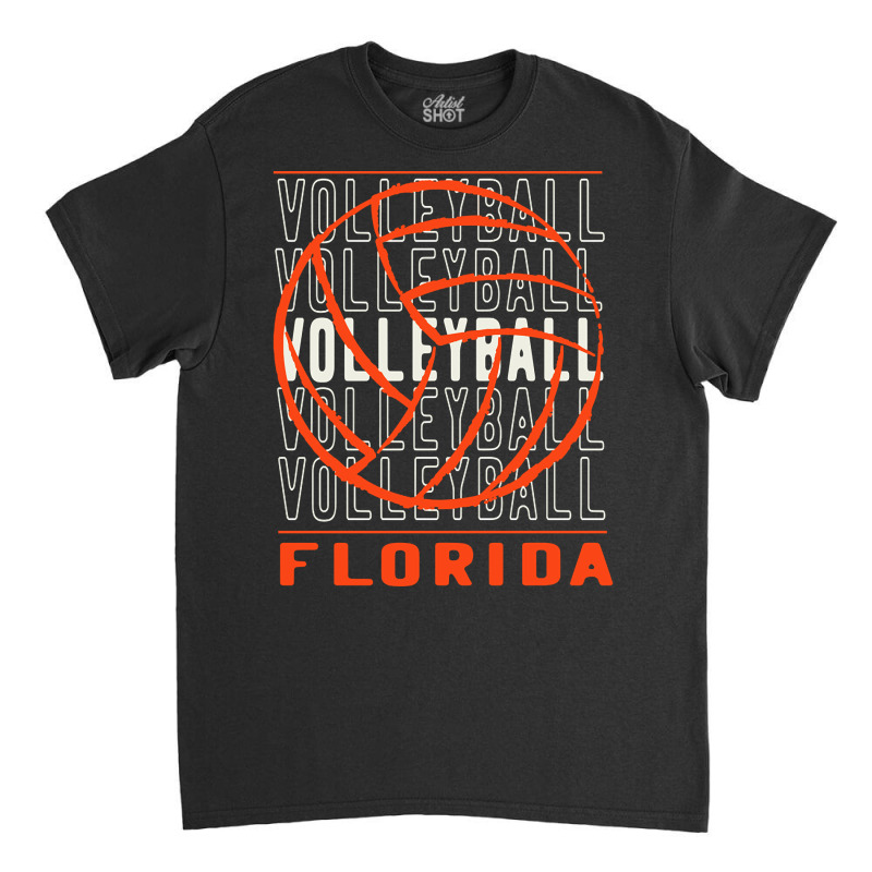 Artistshort Trending Volleyball Florida Classic T-shirt by poppyallen | Artistshot