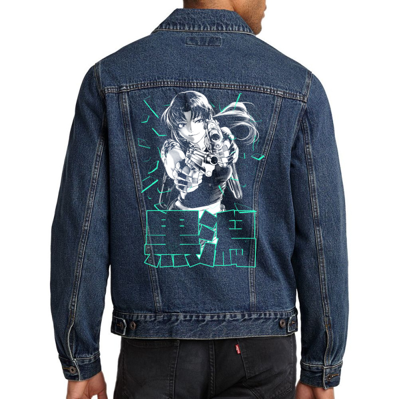 Shattered Revy (white) Men Denim Jacket by chouaasmeehv | Artistshot