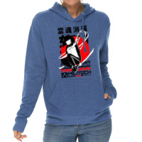 Japanese Cool Girl Red Sun Urban Style Lightweight Hoodie | Artistshot