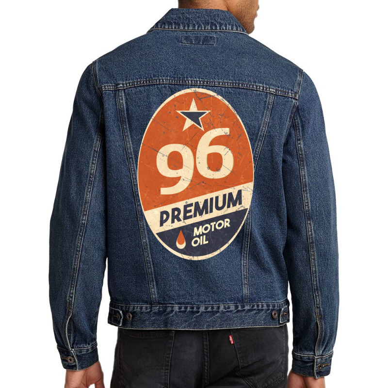 Gas Station Vintage 96 Men Denim Jacket by derkjehlasel | Artistshot