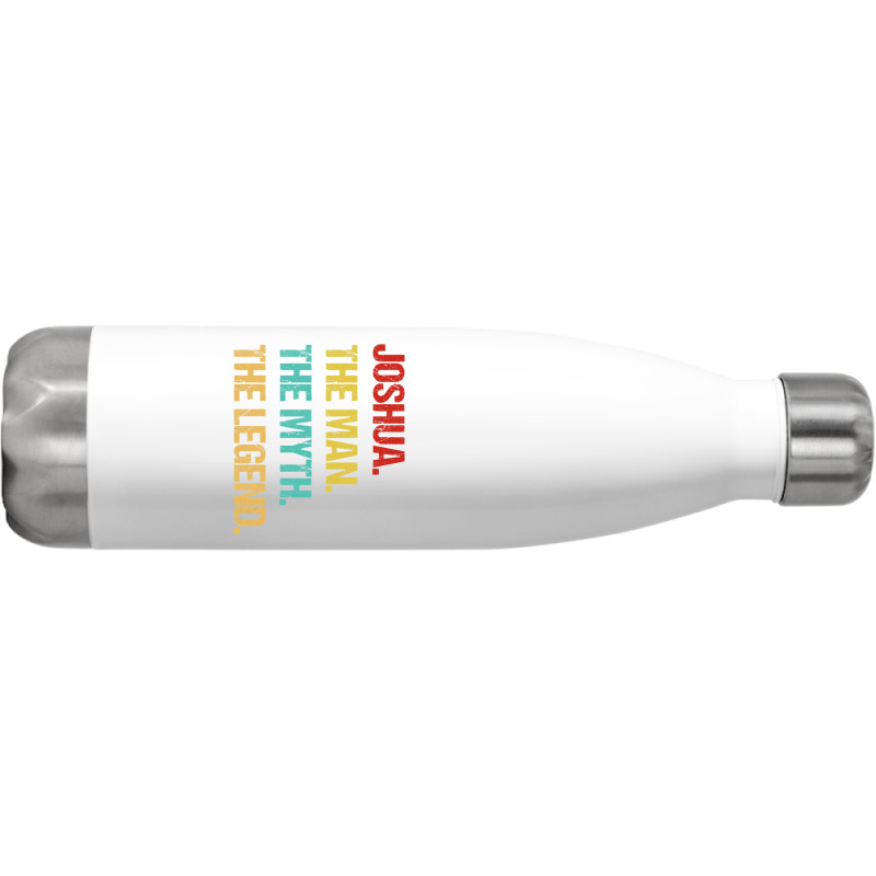 Hot Trend Mens Joshua The Man The Myth The Legend Stainless Steel Water Bottle | Artistshot