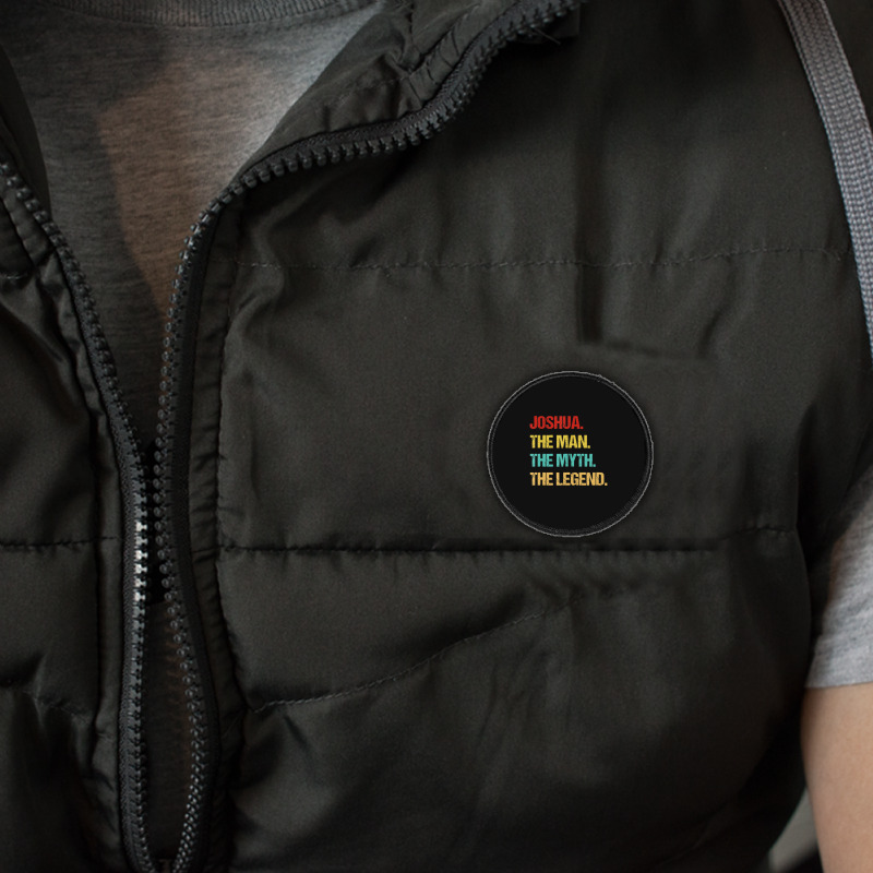 Hot Trend Mens Joshua The Man The Myth The Legend Round Patch | Artistshot