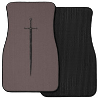 Medieval Crusader Sword Front Car Mat | Artistshot