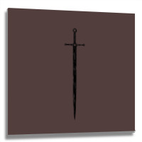 Medieval Crusader Sword Metal Print Square | Artistshot