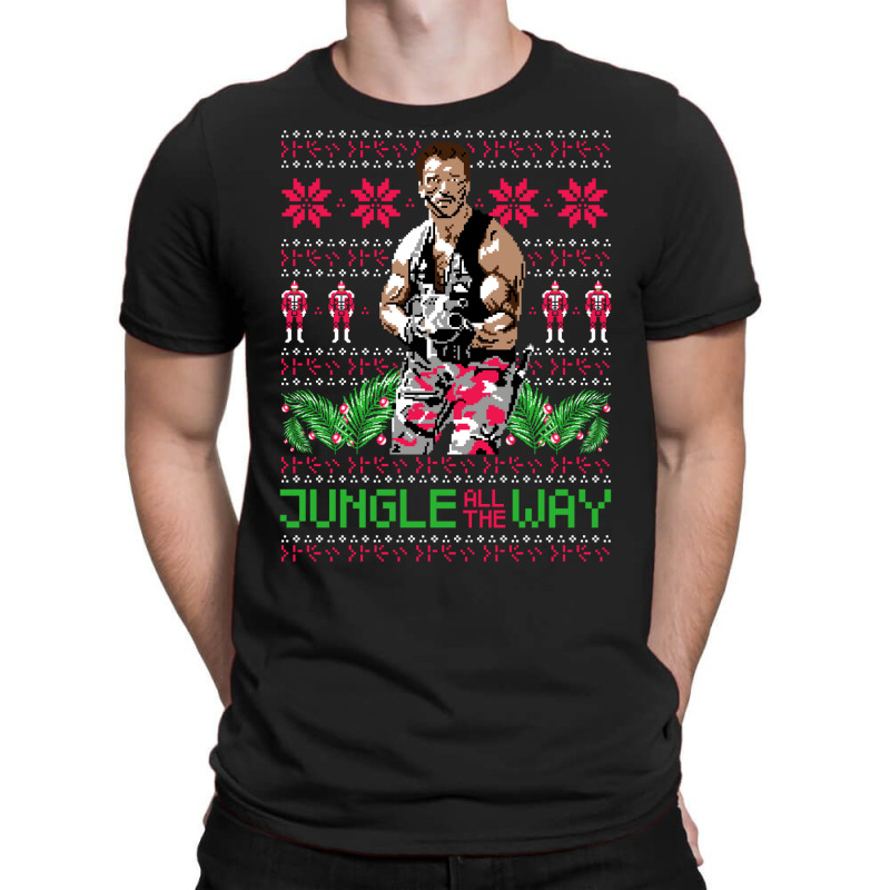 Jungle All The Way   Ugly Christmas Sweater T-shirt | Artistshot