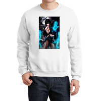 Elvira Being Burned At The Stake Cartoon (2) Crewneck Sweatshirt | Artistshot