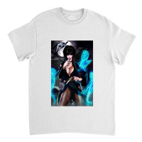 Elvira Being Burned At The Stake Cartoon (2) Classic T-shirt | Artistshot