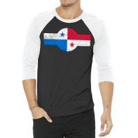 Panama Flag 3/4 Sleeve Shirt | Artistshot