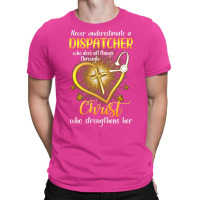 Never Underestimate A Dispatcher Tumblr T-shirt | Artistshot