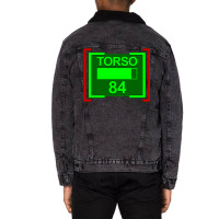 V.a.t.s.   Very Awesome Tee Shirt (basic) Unisex Sherpa-lined Denim Jacket | Artistshot