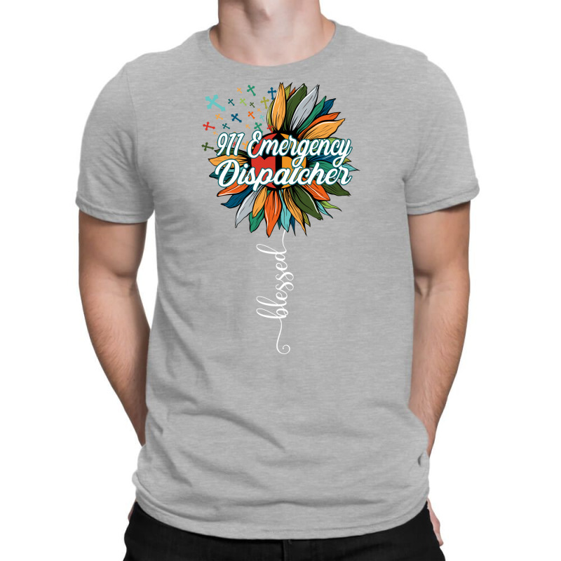 Blessed 911 Emergency Dispatcher Aesthetic T-shirt | Artistshot