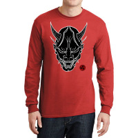 Japanese Dark Oni Hannya Mask Long Sleeve Shirts | Artistshot