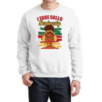 Funny Melanated Dispatch Humor African American Dispatcher Green Crewneck Sweatshirt | Artistshot