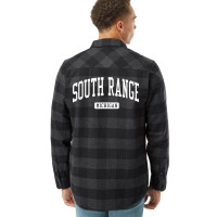 South Range Michigan Mi Vintage Athletic Sports Design T Shirt Flannel Shirt | Artistshot