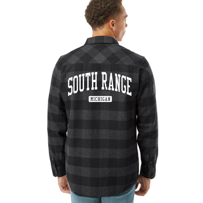 South Range Michigan Mi Vintage Athletic Sports Design T Shirt Flannel Shirt | Artistshot