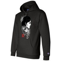 Japanese Geisha Black And White Fine Art Champion Hoodie | Artistshot