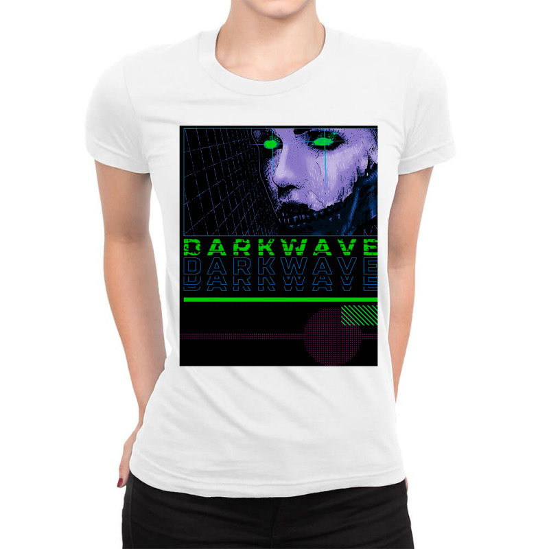 Cyberpunk Vaporwave Urban Futuristic Style Ladies Fitted T-Shirt by vrundaclicheq | Artistshot