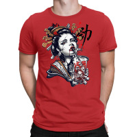 Japanese Geisha Girl Vaporwave Cyberpunk Popart Urban Style 1 T-shirt | Artistshot