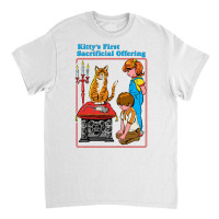 Kitty's First Offering Classic T-shirt | Artistshot