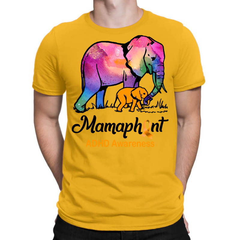 Mama Elephant Mamaphant Adhd Awareness Hippie T-Shirt by valkdiartel | Artistshot