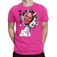 Japanese Geisha Oni Demon Mask T-shirt | Artistshot