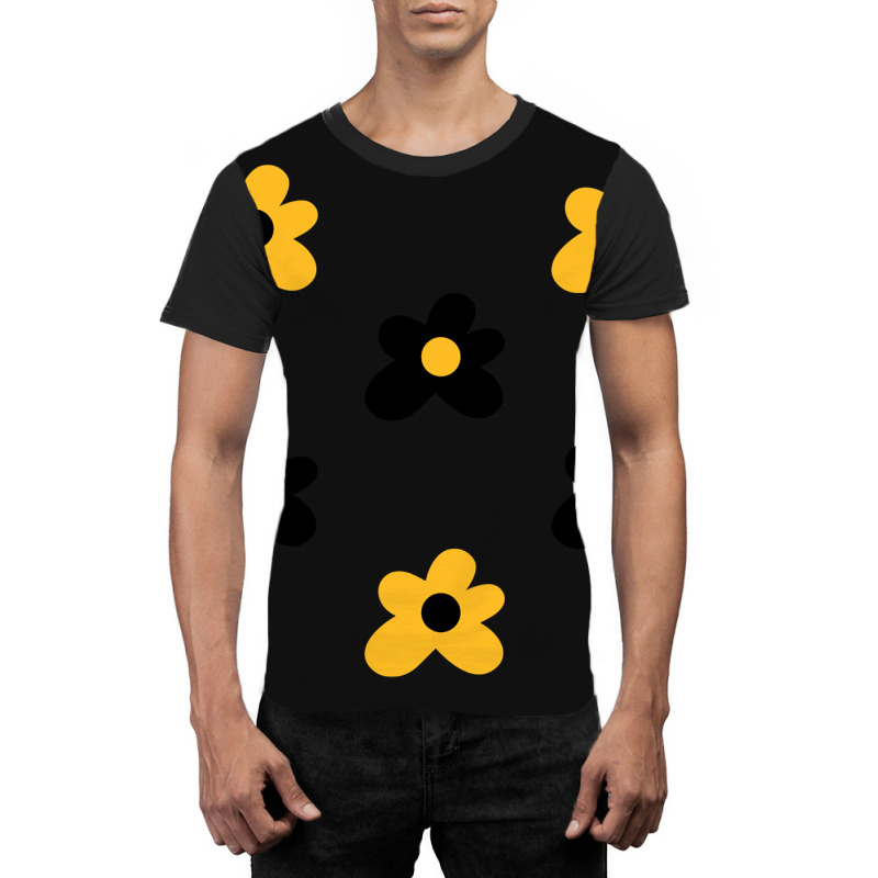 Limited Edition Black And Yellow Tyler Flowers Graphic T-shirt | Artistshot