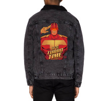 Turbo Man Unisex Sherpa-lined Denim Jacket | Artistshot