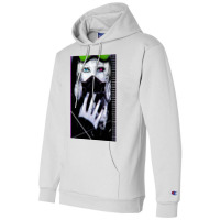 Vaporwave Cyberpunk Glitch Girl Champion Hoodie | Artistshot