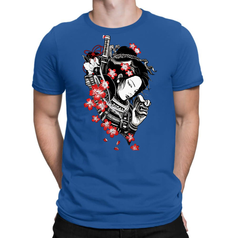 Japanese Geisha Samurai Traditional Urban Cool Style T-shirt | Artistshot