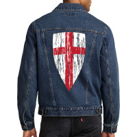 Crusader Knights Templar Cross Men Denim Jacket | Artistshot