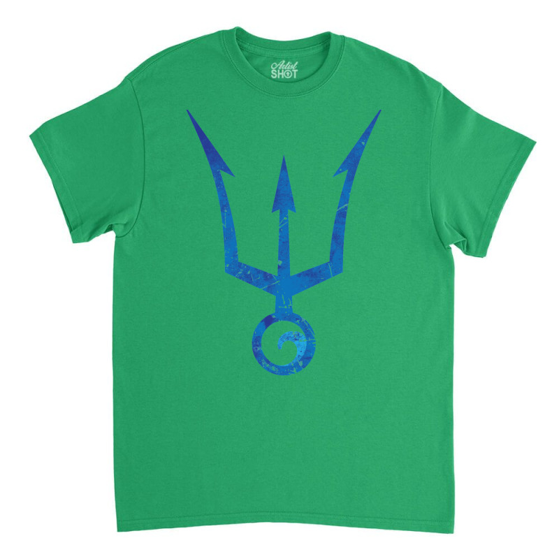 Poseidon Trident Greek Mythology Classic T-shirt by kassirromkes5 | Artistshot