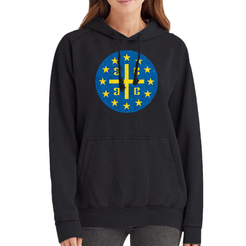 European Union Eu Byzantine Empire Flag Vintage Hoodie | Artistshot