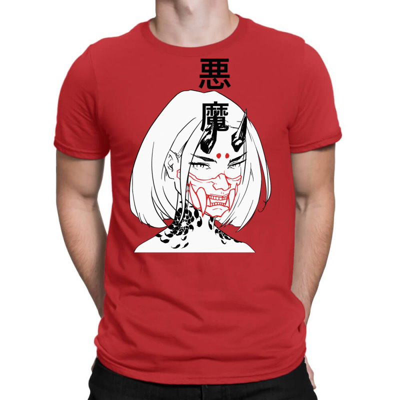 Vaporwave Cyberpunk Samurai Evil Girl T-shirt | Artistshot