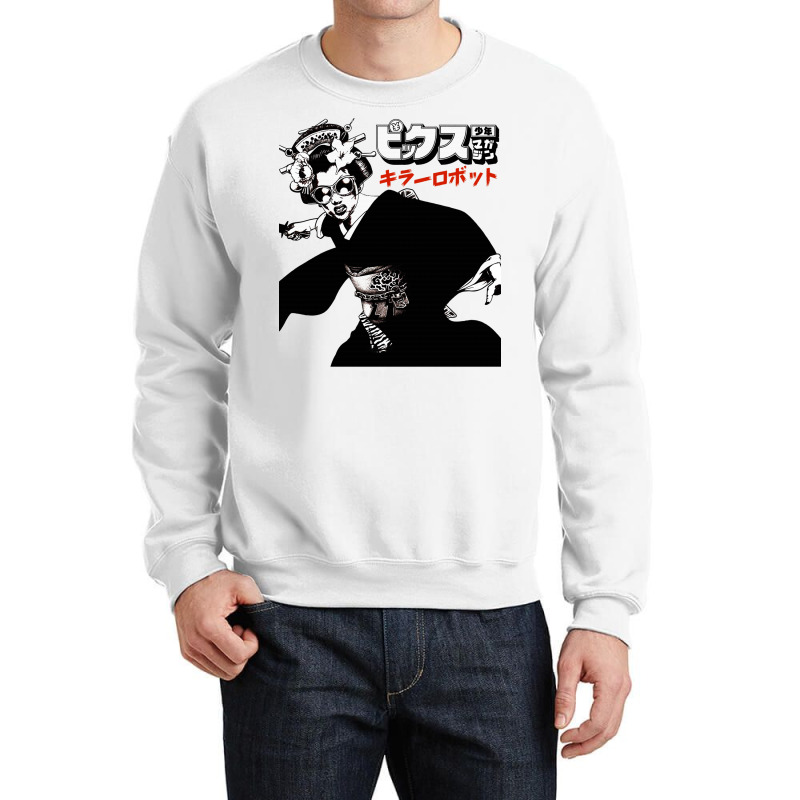 Japanese Geisha Urban Pop Art Style Crewneck Sweatshirt | Artistshot