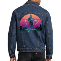 Demeter Greek Goddess Of Agriculture Vaporwave Aesthetic Gift Stars Men Denim Jacket | Artistshot