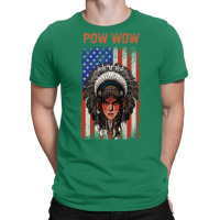 Powwow Merican T-shirt | Artistshot