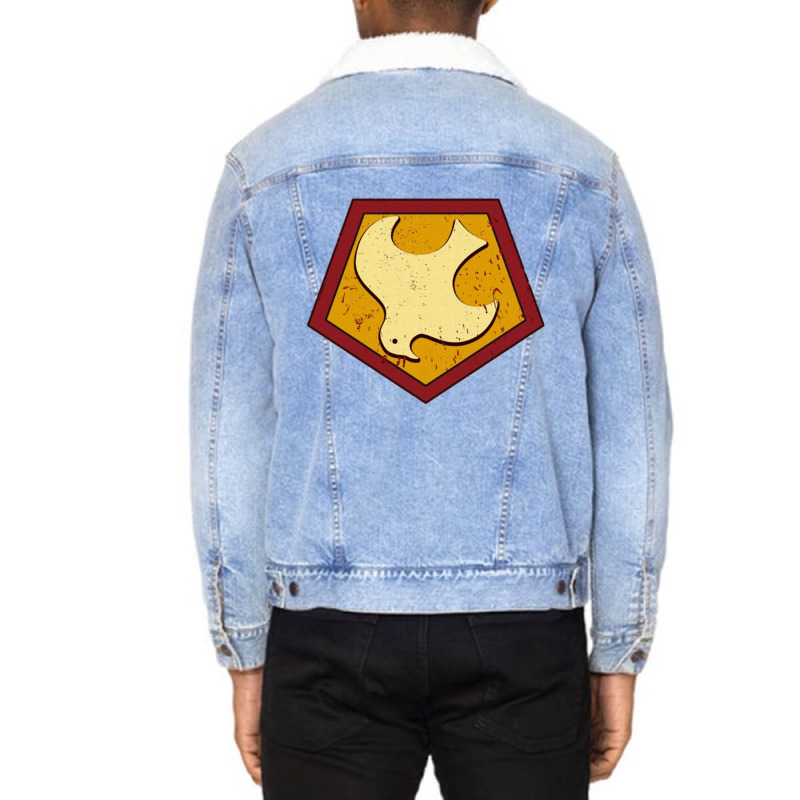 Peacemaker Emblem Unisex Sherpa-lined Denim Jacket | Artistshot