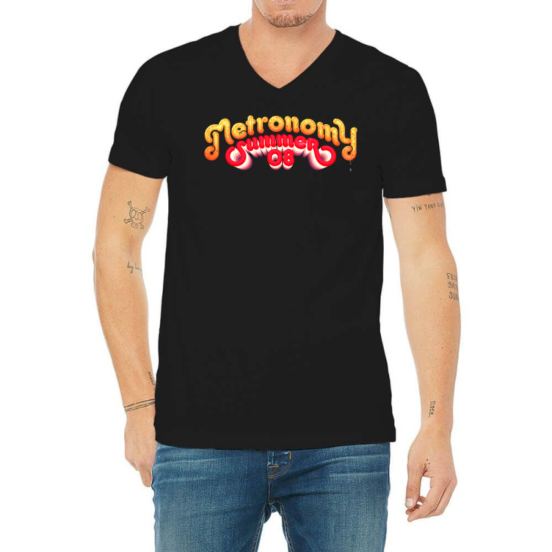 Metronomy Electronic Müsic V-Neck Tee by garra magazine | Artistshot