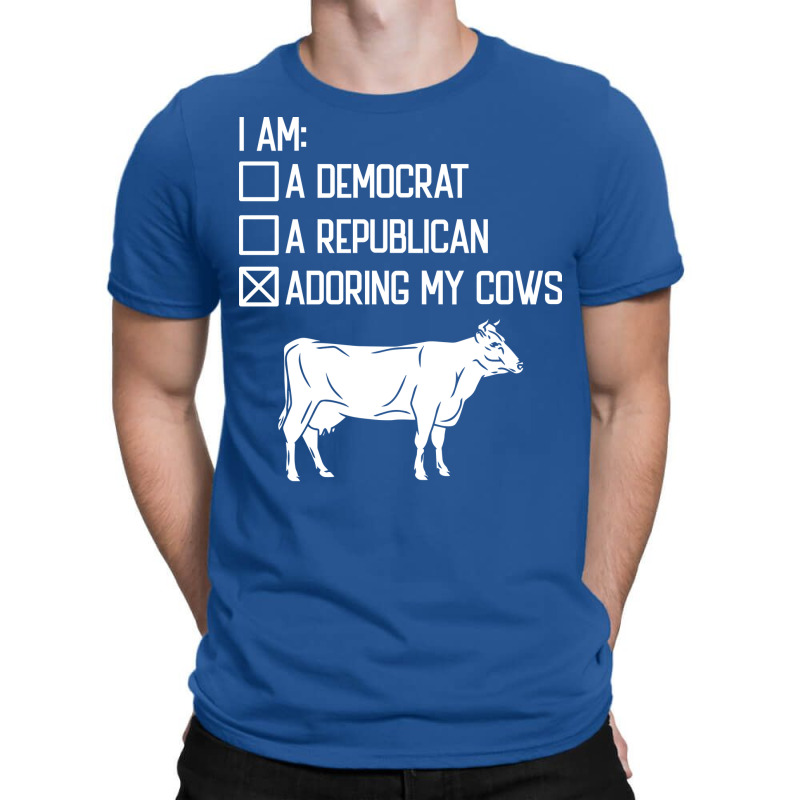 Adoring My Cows Cows Bulls Farming Farm Dairy Farmer T-shirt | Artistshot