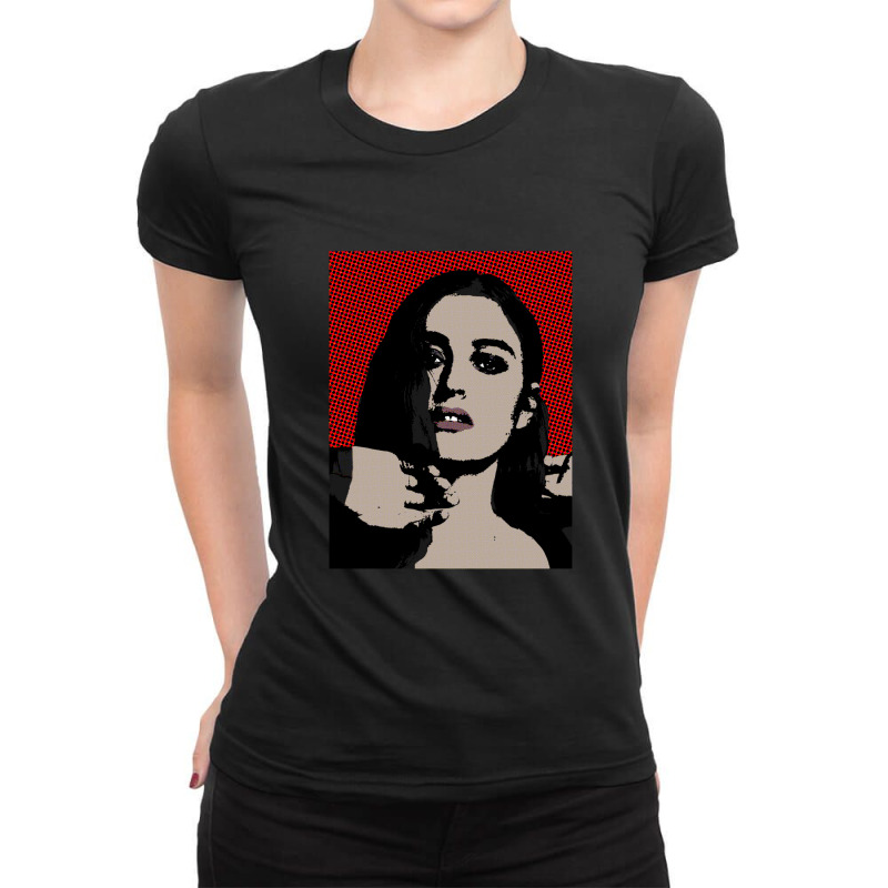 Banks Pop Art Ladies Fitted T-Shirt by SallieEllenIsraelit | Artistshot